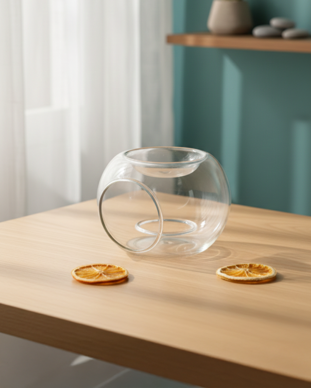 PUFF Candles özel tasarım cam buhurdanlık