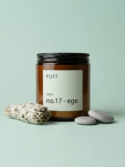 No.17 – Ege | Adaçayı Kokulu Doğal Soya Mumu