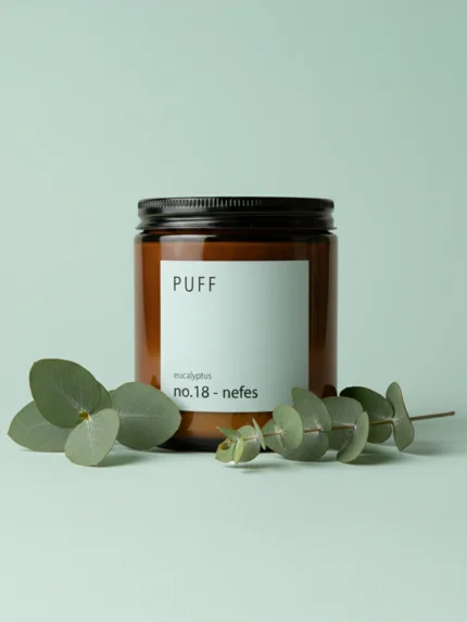 No.18 – Nefes | Okaliptüs Kokulu Doğal Soya Mumu