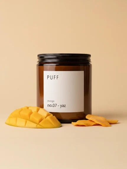 No.07 – Yaz | Mango Kokulu Doğal Soya Mumu